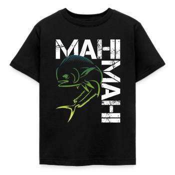 Mahi Mahi Fisch - Kinder T-Shirt - Schwarz - Vorne - AI Model Kid Female (0cm)