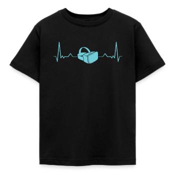 Virtual Reality VR Geschenk - Kinder T-Shirt - Schwarz - Vorne - AI Model Kid Female (0cm)