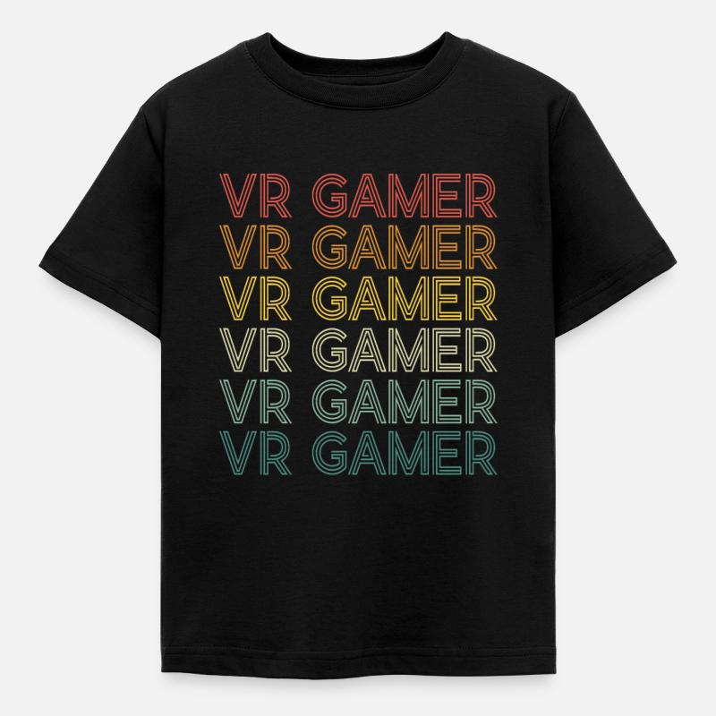 Virtual Reality VR Gift - Kids' T-Shirt - black