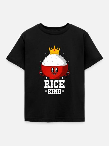Reis - Kinder T-Shirt - Schwarz