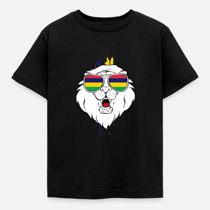Mauritius - Kinder T-Shirt - Schwarz