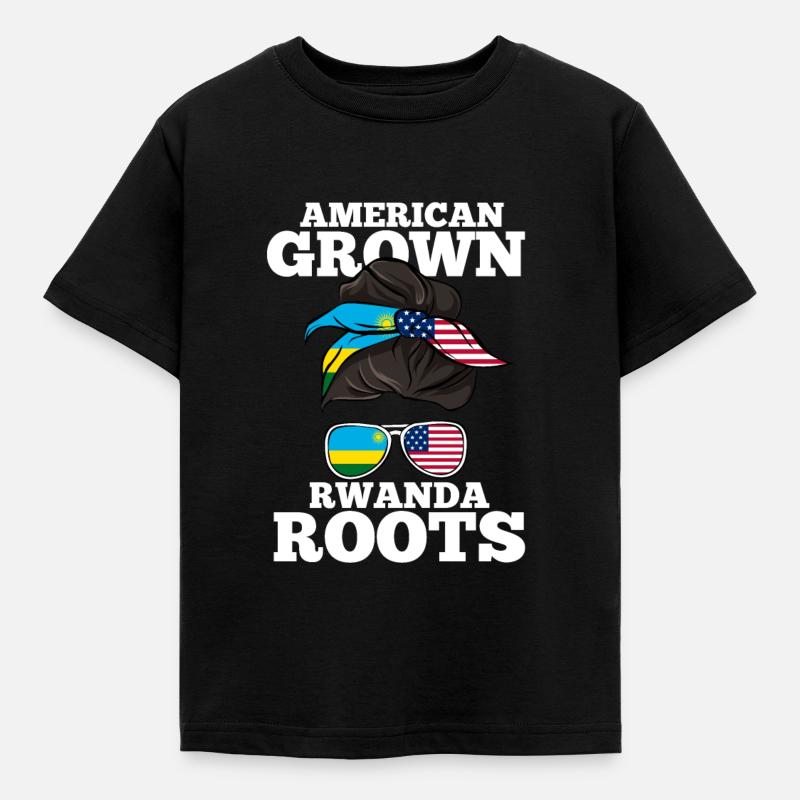 Rwanda - T-shirt Enfant - noir