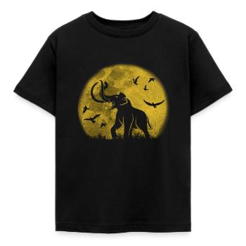 Mammut - Kinder T-Shirt - Schwarz - Vorne - AI Model Kid Female (0cm)