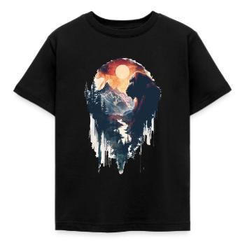 Orang-outan - T-shirt Enfant - noir - Devant - AI Model Kid Female (0cm)