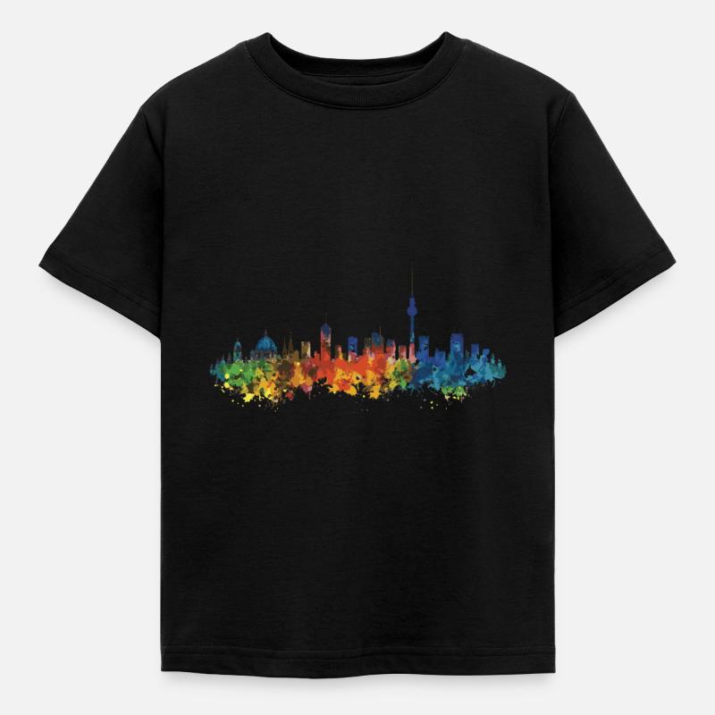 Rödermark - Kinder T-Shirt - Schwarz