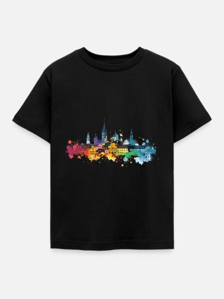 Straubing - Kinder T-Shirt - Schwarz