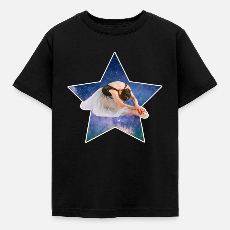 Danseuse étoile - T-shirt Enfant - noir