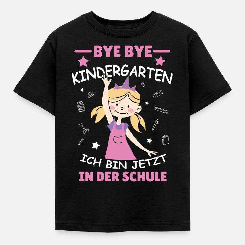 Schulkind - Kinder T-Shirt - Schwarz