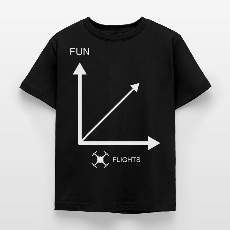 Plus de vols de drones - plus de plaisir T-shirt Enfant