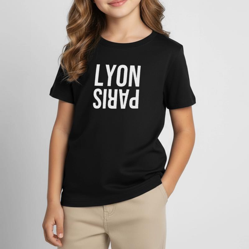 Lyon oder Paris Kinder T-Shirt