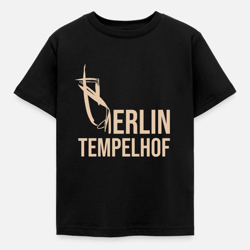 Berlin Tempelhof Bucket Hat - Kinder T-Shirt - Schwarz