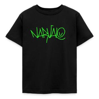 narvalo green - Kids' T-Shirt - black - Front - AI Model Kid Female (0cm)