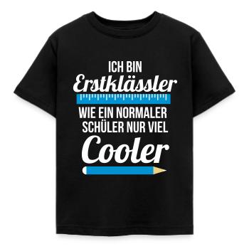 Les élèves de première année scolarisés juste beaucoup plus cool - T-shirt Enfant - noir - Devant - AI Model Kid Female (0cm)