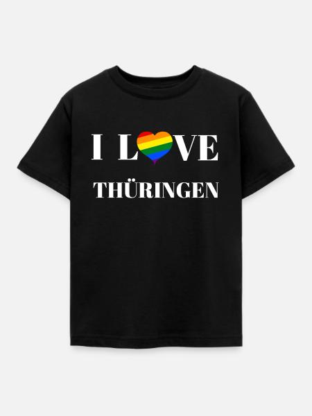 Thüringen - Geschenkidee - Kinder T-Shirt - Schwarz