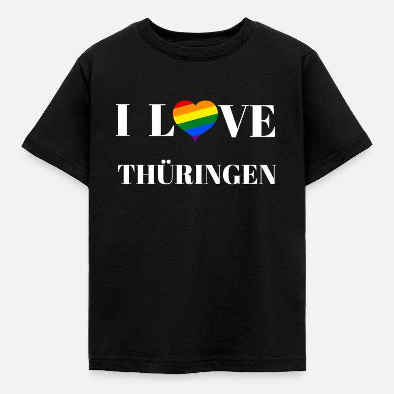 Thuringia - gift idea - Kids' T-Shirt - black