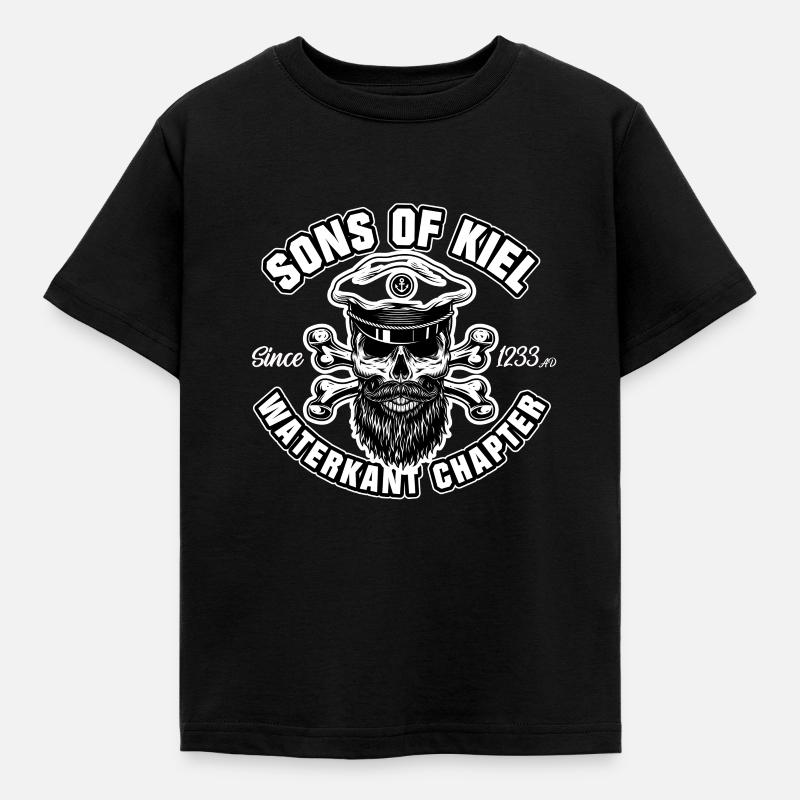 Kiel Kieler - Kinder T-Shirt - Schwarz