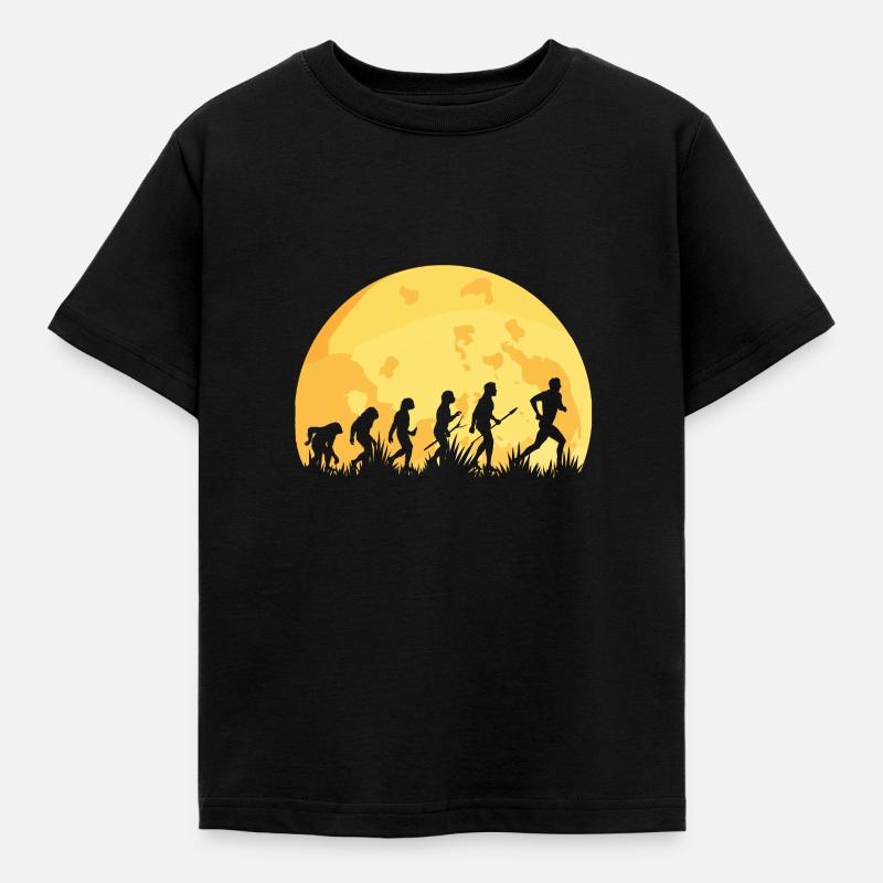 Evolution course coureurs de marathon Jogging Jogging - T-shirt Enfant - noir