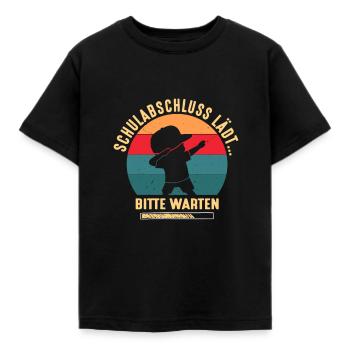 Schulabschluss Lädt Absolvent Abgänger Abschluss - Kinder T-Shirt - Schwarz - Vorne - AI Model Kid Female (0cm)