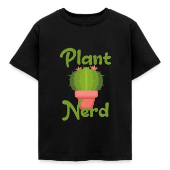 Nerd des plantes - T-shirt Enfant - noir - Devant - AI Model Kid Female (0cm)