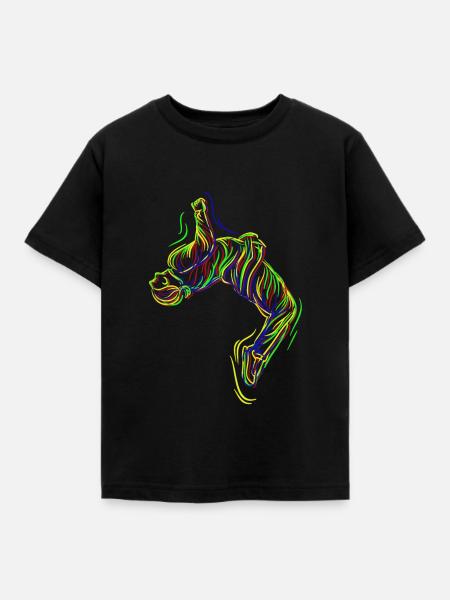 Parkour Backflip - Kinder T-Shirt - Schwarz
