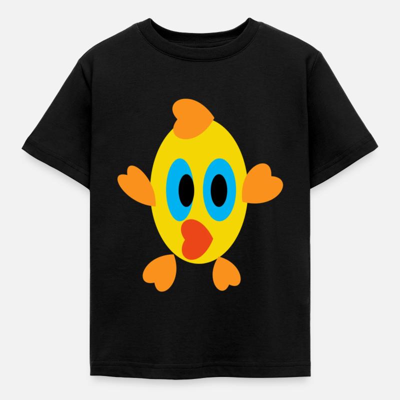 Osterei Bild27 - Kinder T-Shirt - Schwarz