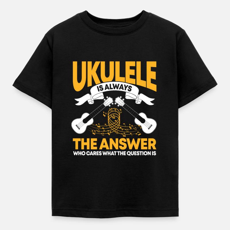 Ukulele - T-shirt Enfant - noir