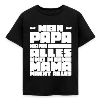 lustige kinder t shirts - Kinder T-Shirt - Schwarz - Vorne - AI Model Kid Female (0cm)