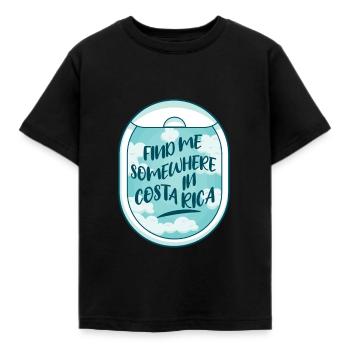 Voyage Amérique Centrale Vacances Costa Rica - T-shirt Enfant - noir - Devant - AI Model Kid Female (0cm)