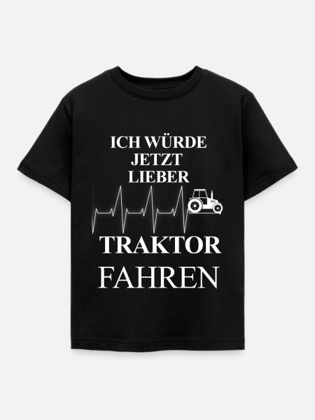 Landwirtschaftliches Motiv - Kinder T-Shirt - Schwarz