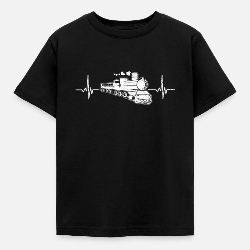 Train trains train modèle - T-shirt Enfant - noir