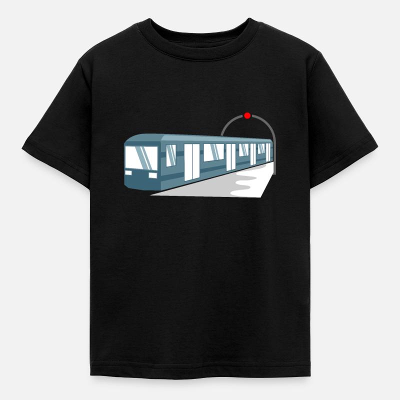 Zug Züge Modeleisenbahn Eisenbahn Geschenk - Kinder T-Shirt - Schwarz