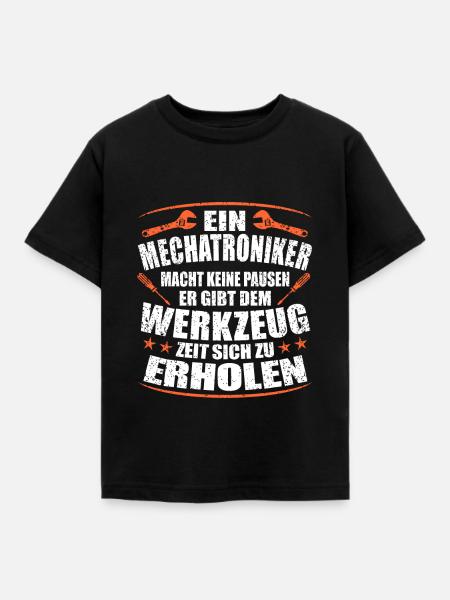 Automechaniker - Kinder T-Shirt - Schwarz
