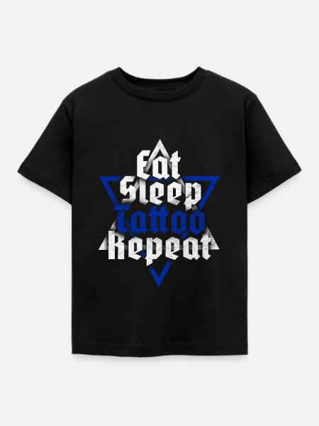Tattoo - Kinder T-Shirt - Schwarz