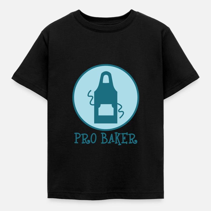 Backen - baking - Kinder T-Shirt - Schwarz