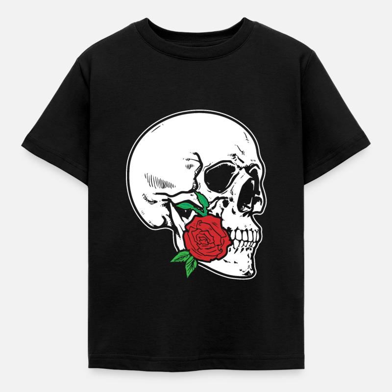 Skull - Kids' T-Shirt - black