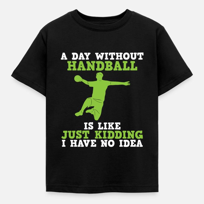 håndball - T-skjorte for barn - svart