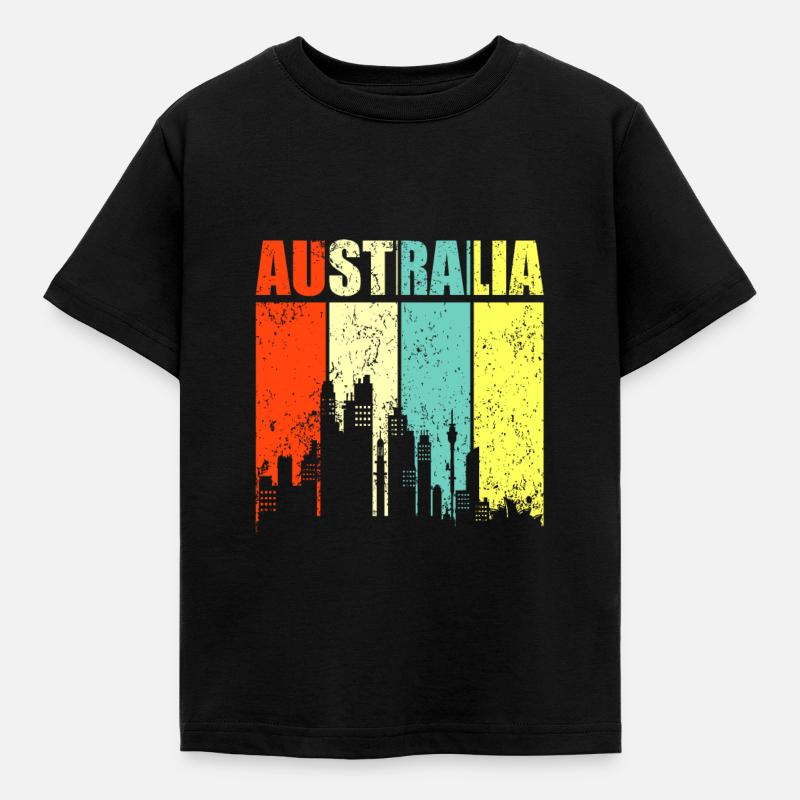 Australie - T-shirt Enfant - noir