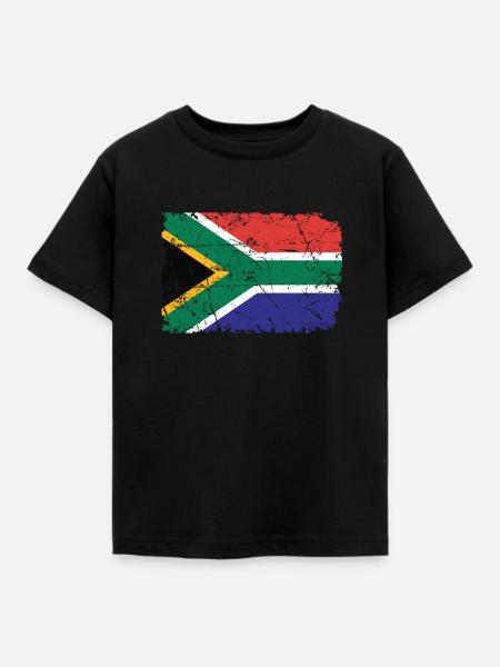 Südafrika - Kinder T-Shirt - Schwarz