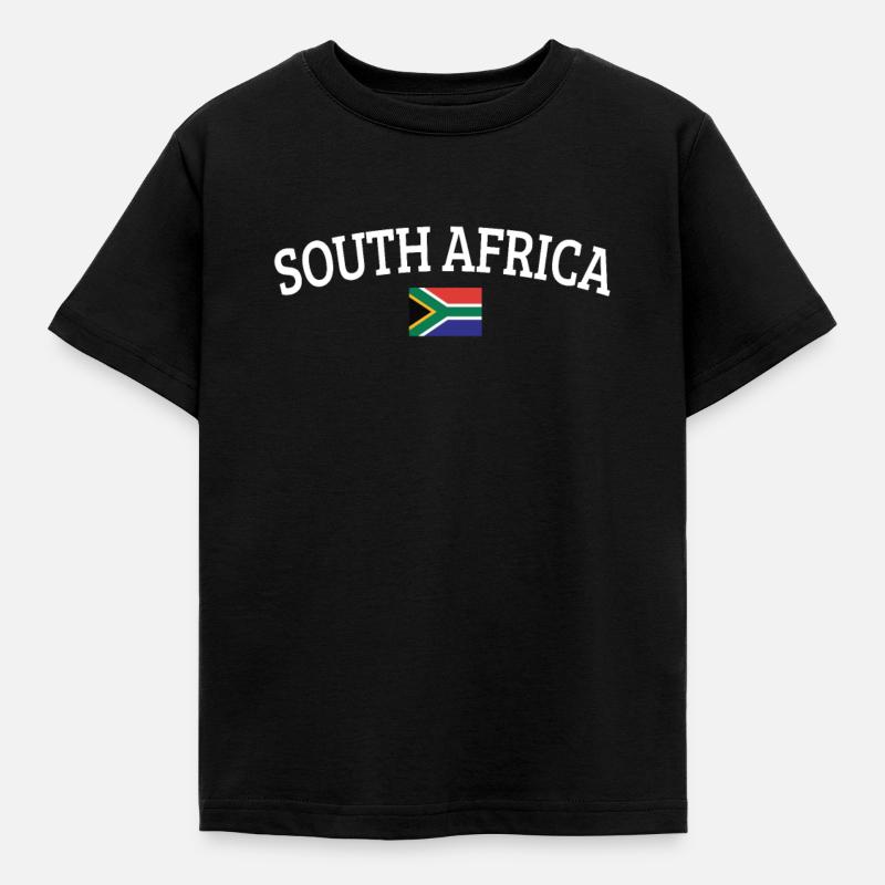 Südafrika - Kinder T-Shirt - Schwarz
