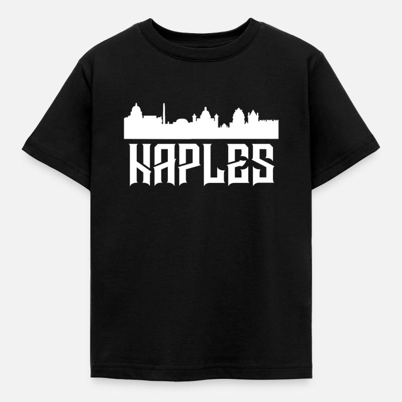 Naples Italie - T-shirt Enfant - noir