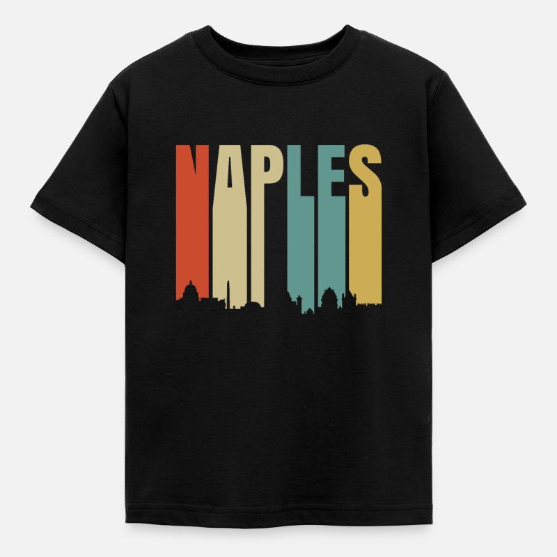 Naples Italie - T-shirt Enfant - noir
