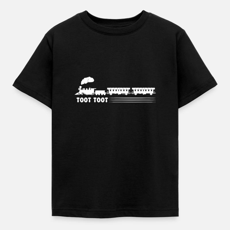 Train trains train modèle - T-shirt Enfant - noir