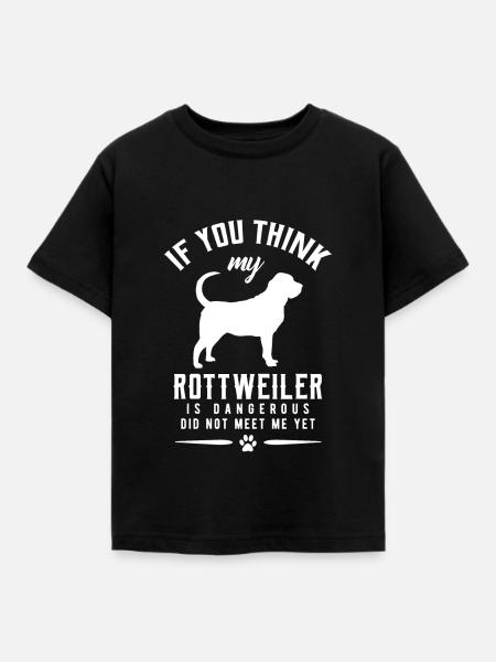 Rottweiler - Kinder T-Shirt - Schwarz