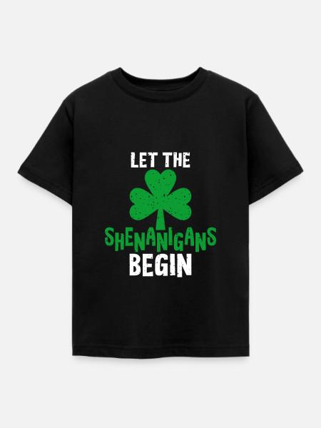Irland - Kinder T-Shirt - Schwarz