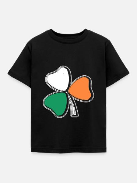 Irland - Kinder T-Shirt - Schwarz