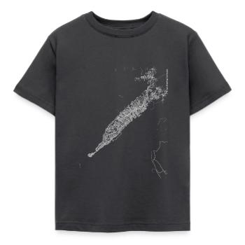 Plan et rues de Conakry - T-shirt Enfant - charbon - Devant - AI Model Kid Female (0cm)