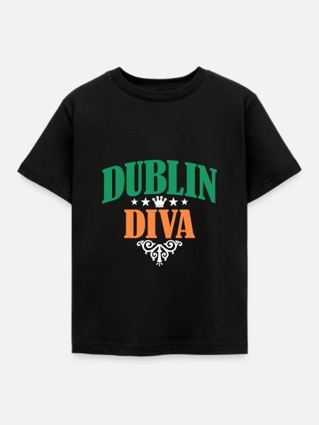 Irland - Kinder T-Shirt - Schwarz