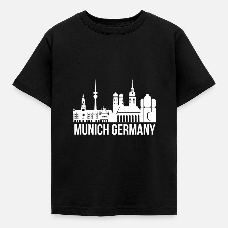München - Kinder T-Shirt - Schwarz