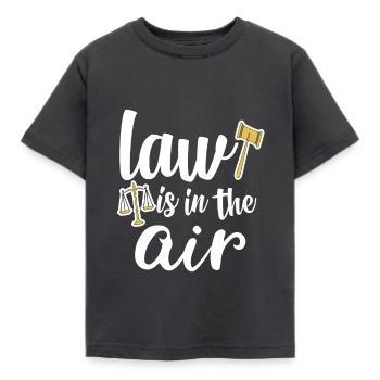 Anwalt Rechtsanwalt Jura Justiz Geschenk - Kinder T-Shirt - Dunkelgrau - Vorne - AI Model Kid Female (0cm)