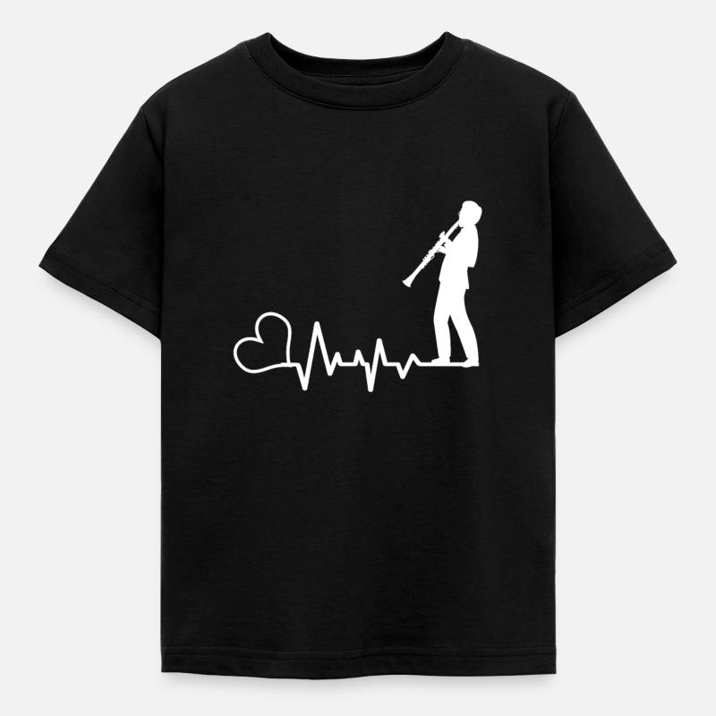 Klarinette - Kinder T-Shirt - Schwarz